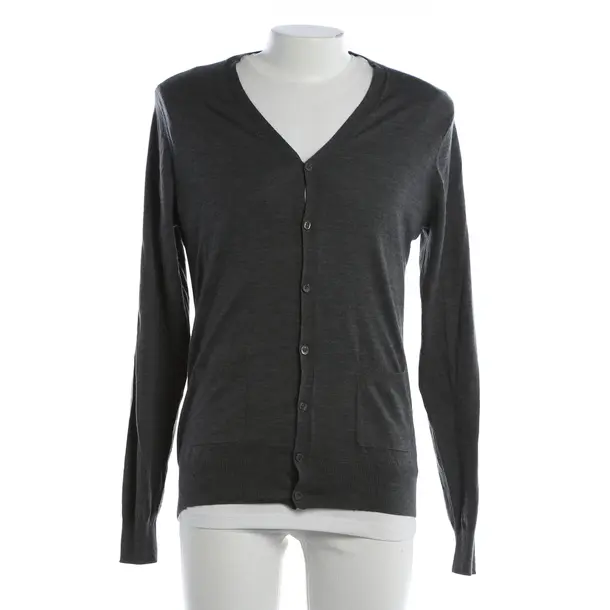 Cardigan, in Gray, Wool, Patrizia Pepe