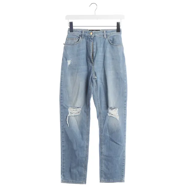 Jeans Boyfriend, in Hellblau, Baumwolle, Elisabetta Franchi