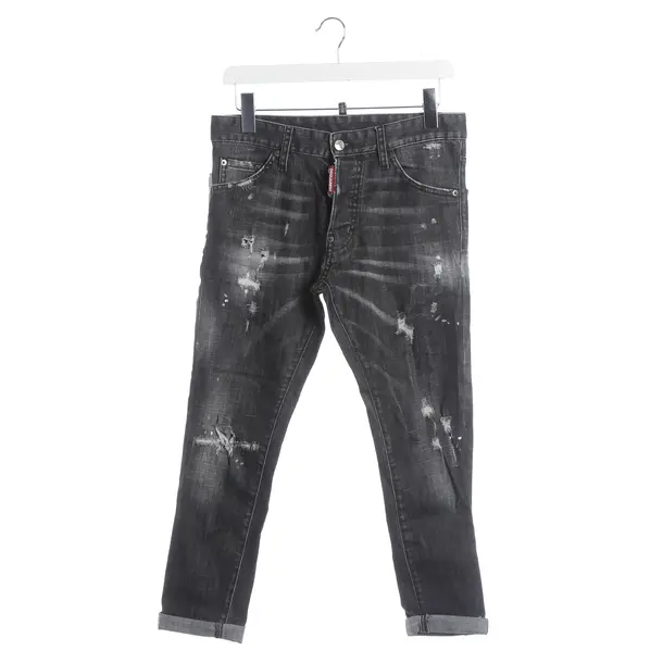 Jeans Slim Fit, in Schwarz, Baumwolle, Dsquared