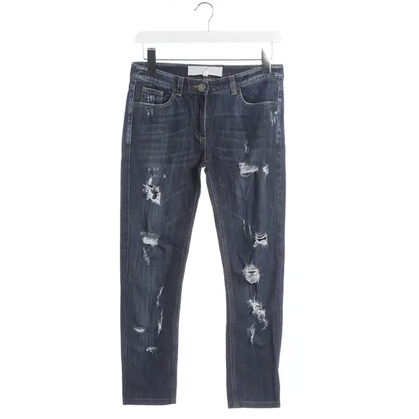 Skinny Jeans, in Navy, Cotton, Elisabetta Franchi