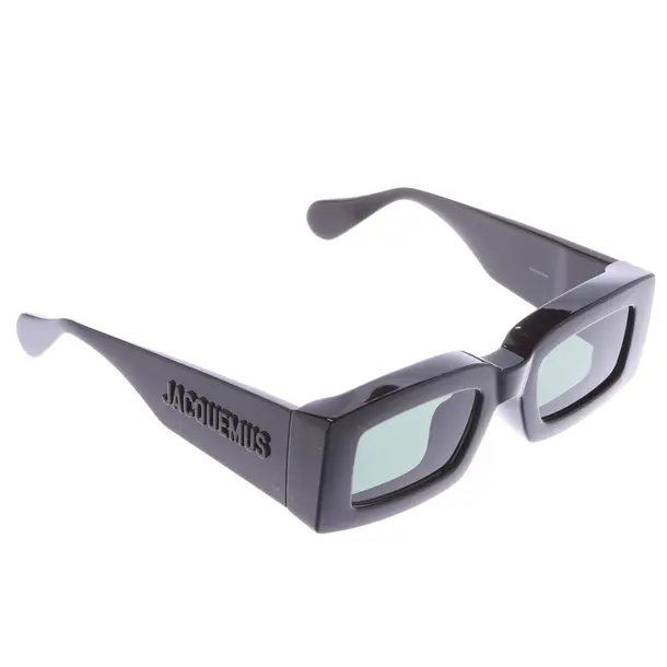Sunglasses, in Dark Gray, Synthetic, Jacquemus