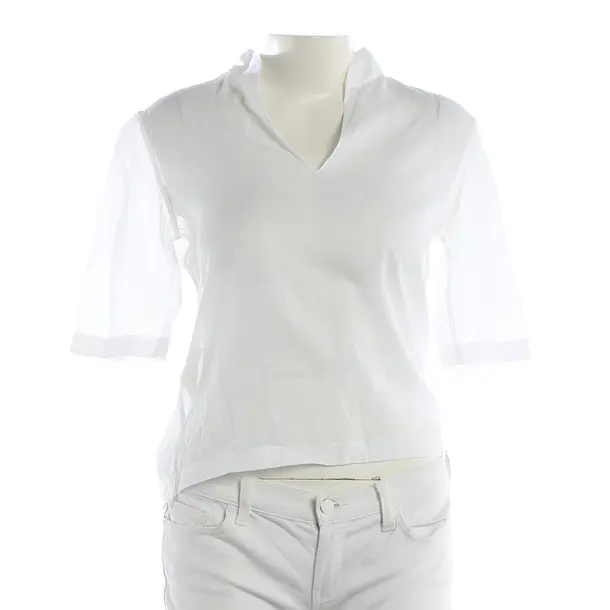 Blouse, in White, Cotton, Miu Miu