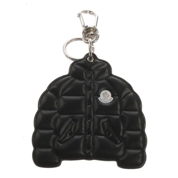 Portachiavi, in Nero, Pelle, Moncler