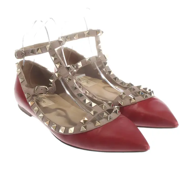 Ballerinas, in Rot, Valentino