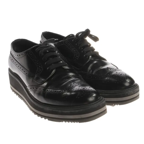 Halbschuhe, in Schwarz, Prada
