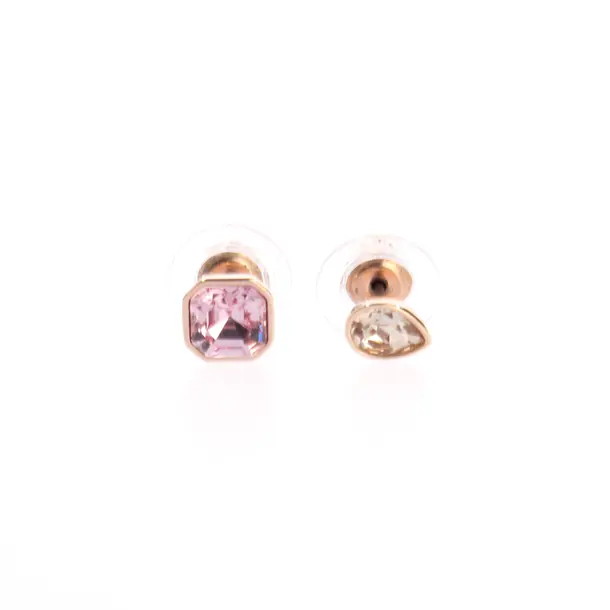 Earrings, in Gold, Metal (metallic, metallized), Swarovski