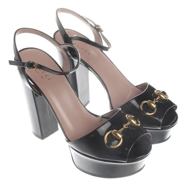 Heeled Sandals, in Black, Gucci
