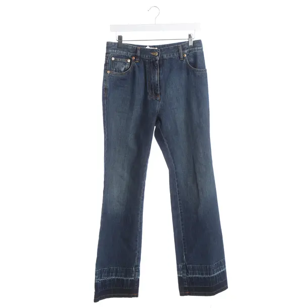 Flared Jeans, in Blue, Cotton, Valentino