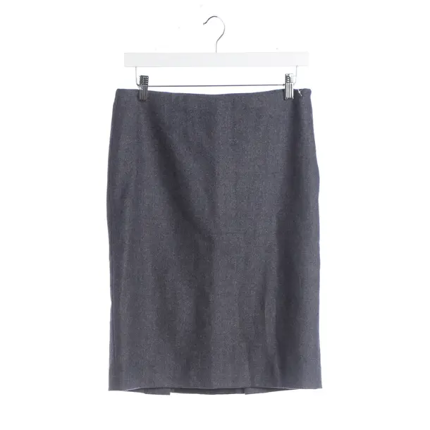 Rock, in Navy, Wolle, Alexander McQueen