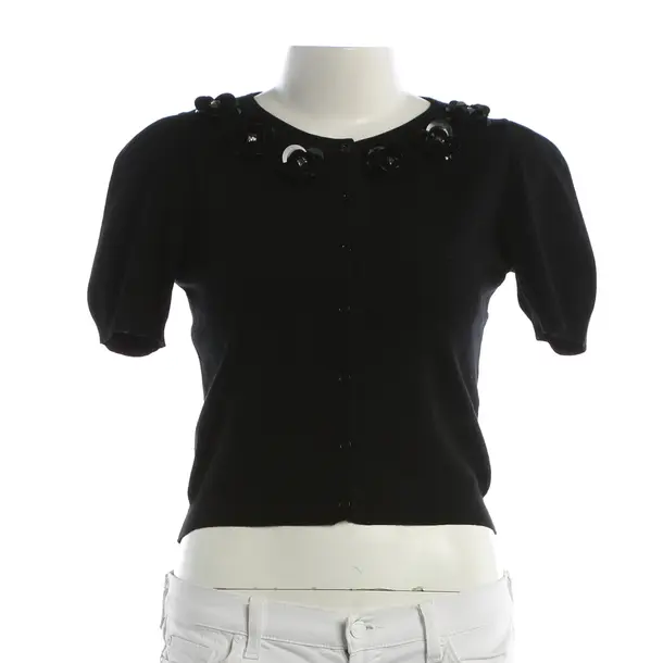 Cardigan, in Black, Viscose, Boutique Moschino