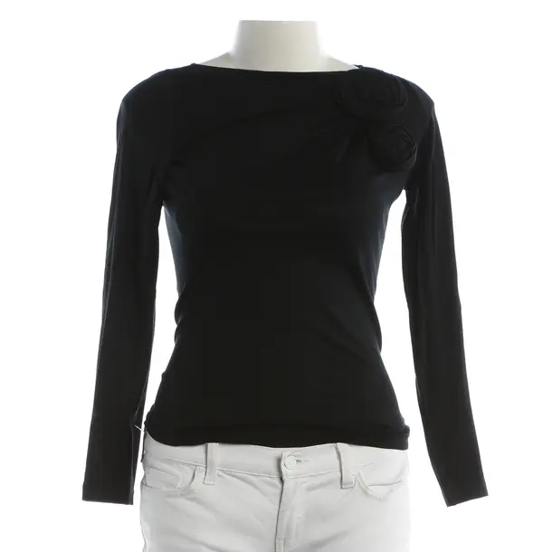 Long Sleeve Shirt, in Black, Cotton, Moschino Cheap & Chic