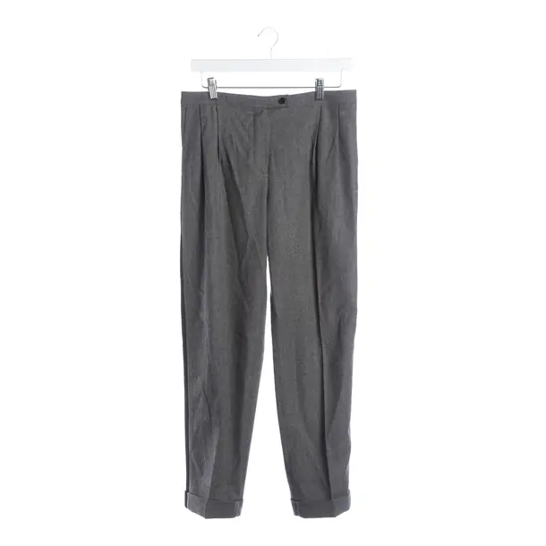Pants, in Gray, Wool, Fendi