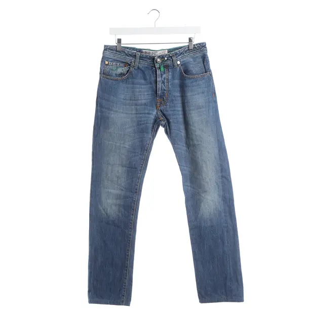 Slim Fit Jeans, in Navy, Cotton, Jacob Cohen