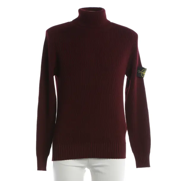 Jumper, in Bordeaux, Wool, Stone Island