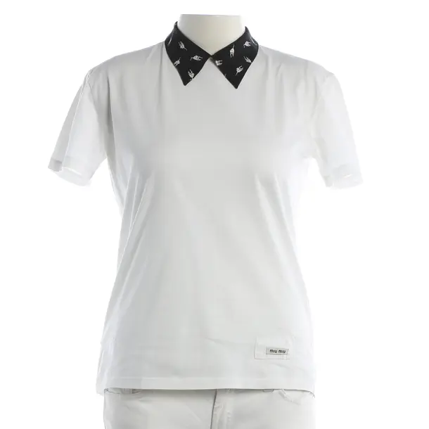 Shirt, in Weiß, Baumwolle, Miu Miu