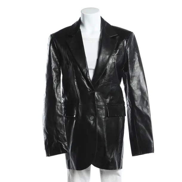 Giacca in pelle, in Nero, Pelle, Sportmax