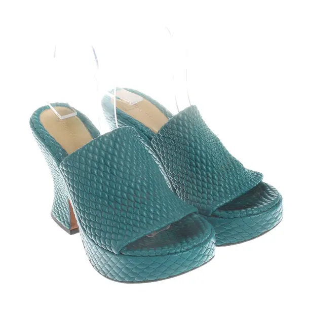 Sandaletten, in Türkis, Bottega Veneta