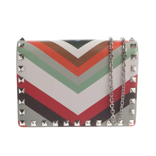 Abendtasche, in Mehrfarbig, Leder, Valentino