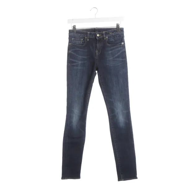 Skinny Jeans, in Navy, Cotton, R13