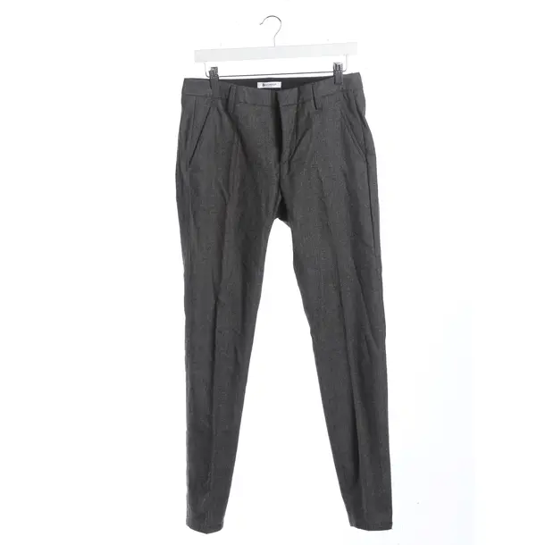 Pants, in Gray, Wool, Dondup