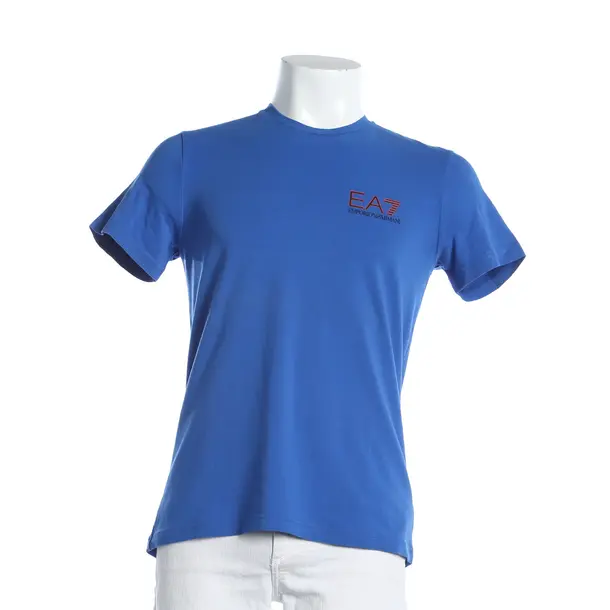T-Shirt, in Blue, Cotton, Emporio Armani