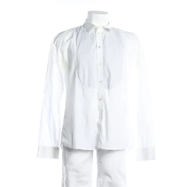 Shirt, in White, Cotton, Karl Lagerfeld