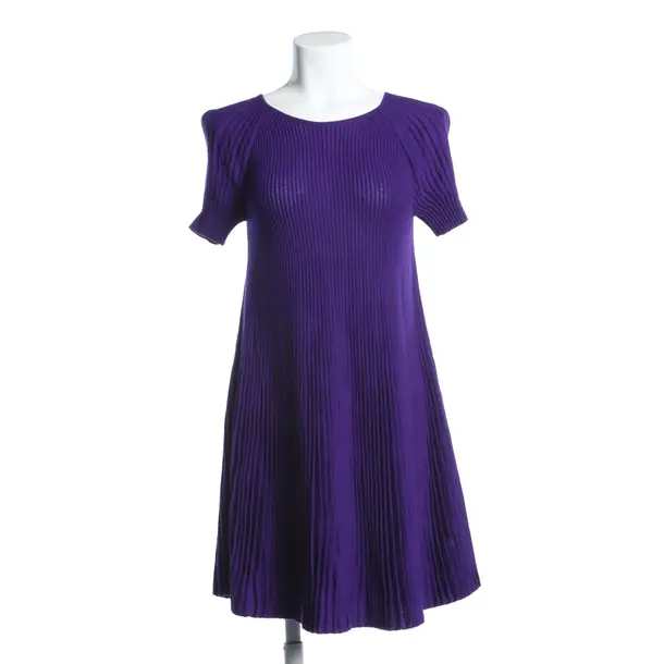 Kleid, in Blau, Wolle, Alexander McQueen