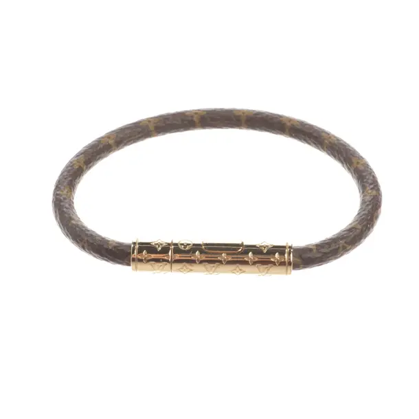 Armband, in Braun, Leder, Louis Vuitton