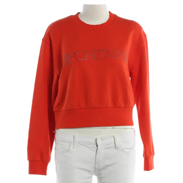 Felpa, in Rosso, Cotone, Sportmax