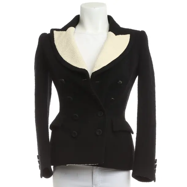 Blazer, in Black, Wool, Moschino Cheap & Chic