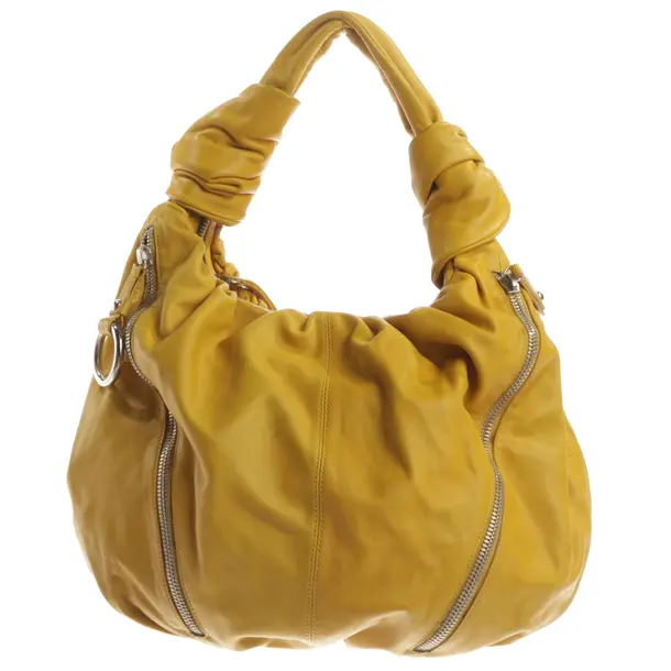 Handbag, in Yellow, Leather, Moschino Cheap & Chic
