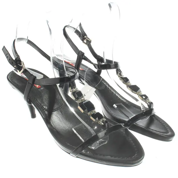 Sandali, in Nero, Prada Linea Rossa