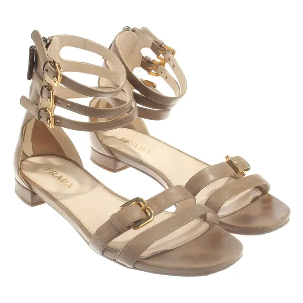 Sandali, in Cammello, Prada