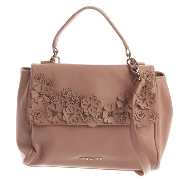 Handbag, in Light Pink, Polyurethane, Twin Set