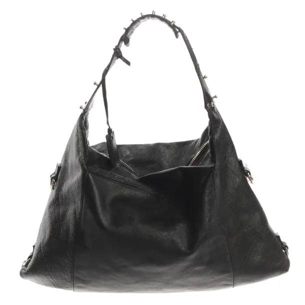 Schultertasche, in Schwarz, Leder, Alexander McQueen