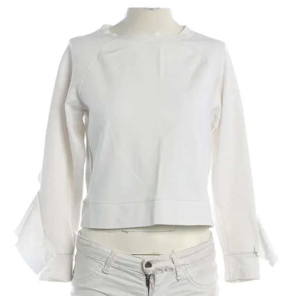 Sweatshirt, in Weiß, Viskose, Dondup