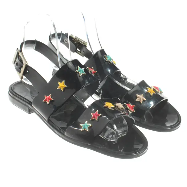 Sandals, in Black, Red Valentino