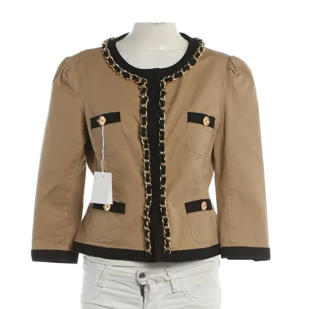 Blazer, in Light Brown, Cotton, Moschino Cheap & Chic