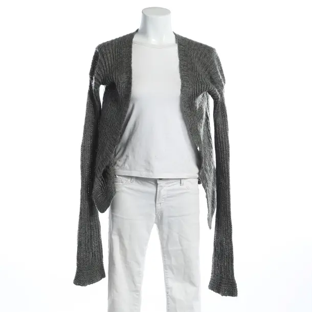 Strickjacke, in Grau, Wolle, Dondup