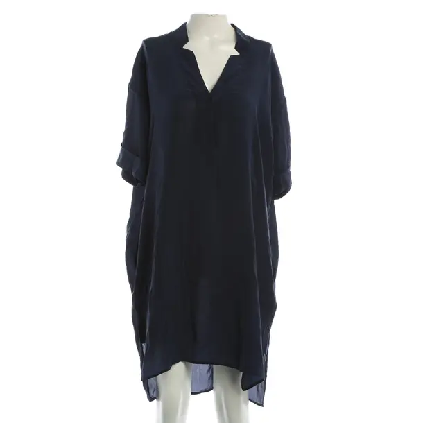 Dress, in Navy, Viscose, Altea