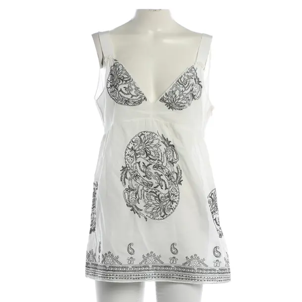 Top, in White, Cotton, Strenesse