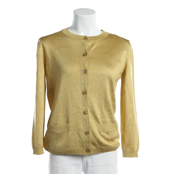 Strickjacke, in Gold, Polyester, Moschino