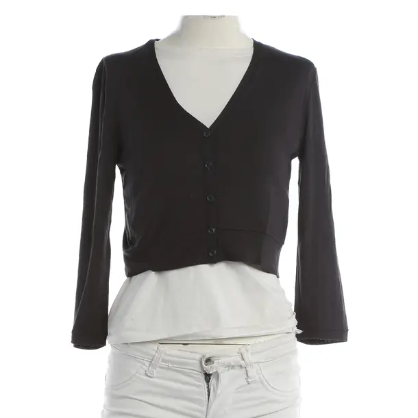 Cardigan, in Gray, Viscose, Peserico