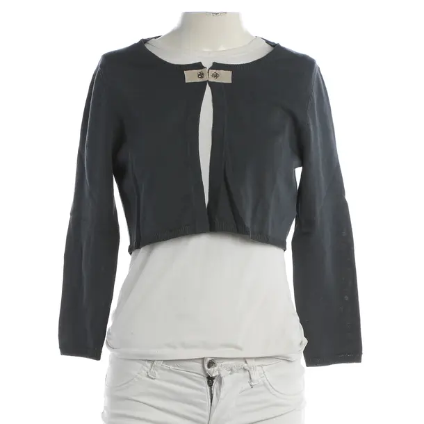 Cardigan, in Gray, Cotton, Peserico
