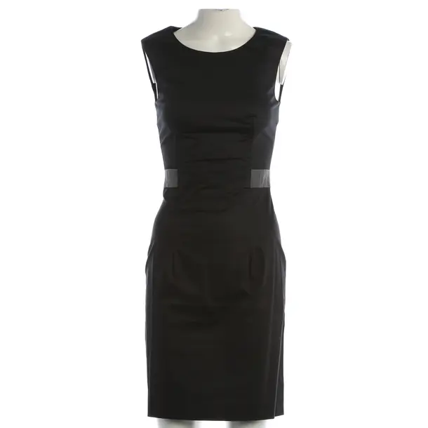 Dress, in Black, Cotton, Peserico
