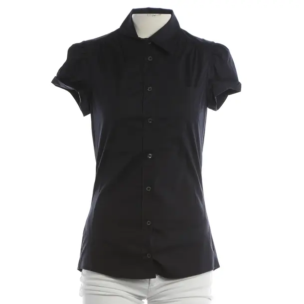 Bluse, in Navy, Baumwolle, Prada