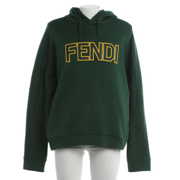 Hoodie, in Green, Cotton, Fendi