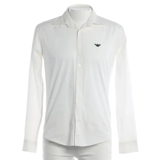 Camicia, in Beige, Cotone, Emporio Armani