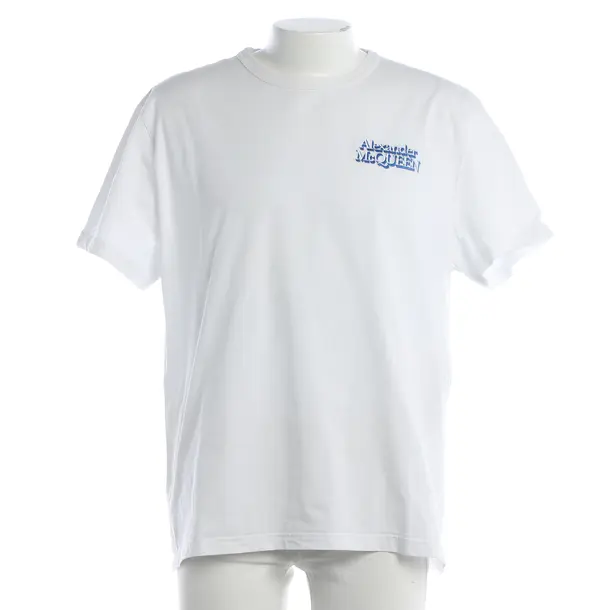 T-Shirt, in White, Cotton, Alexander McQueen