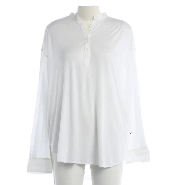 Long Sleeve Shirt, in White, Lyocell, Totême